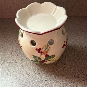 Festive Ceramic Candle Holder